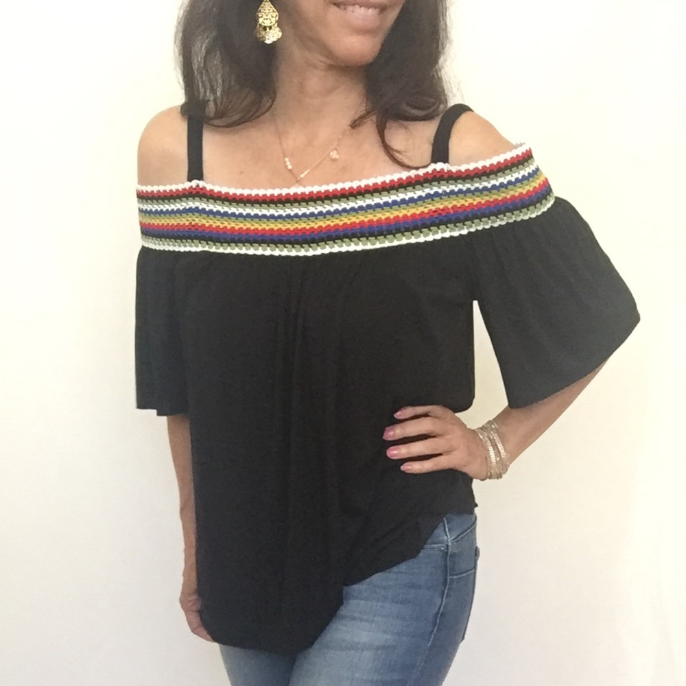 Bailey 44 open Shoulder Top